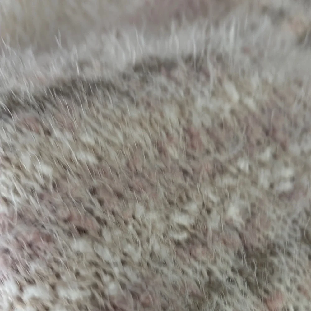 3/10 LOFT V-Neck Sweater Duo in Cream and Brown - Picture 6 of 7